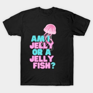 Am I Not A Sweet Jellyfish? Mauve Stinger Jellyfish Design Gift Ideas Evergreen T-Shirt